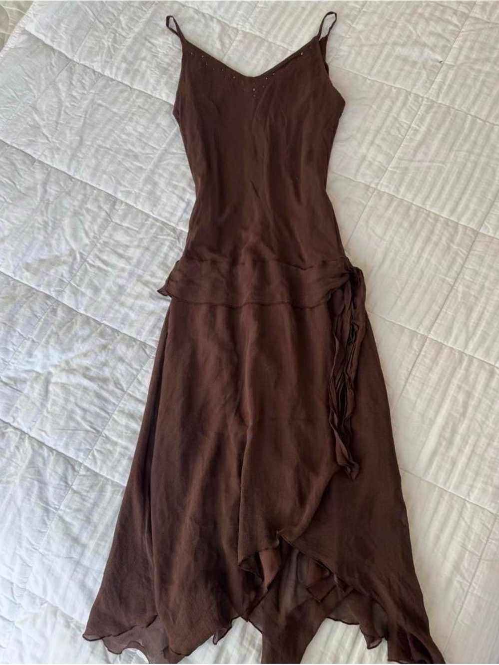 Vintage Brown Silk Johnathan Martin Fairy dress